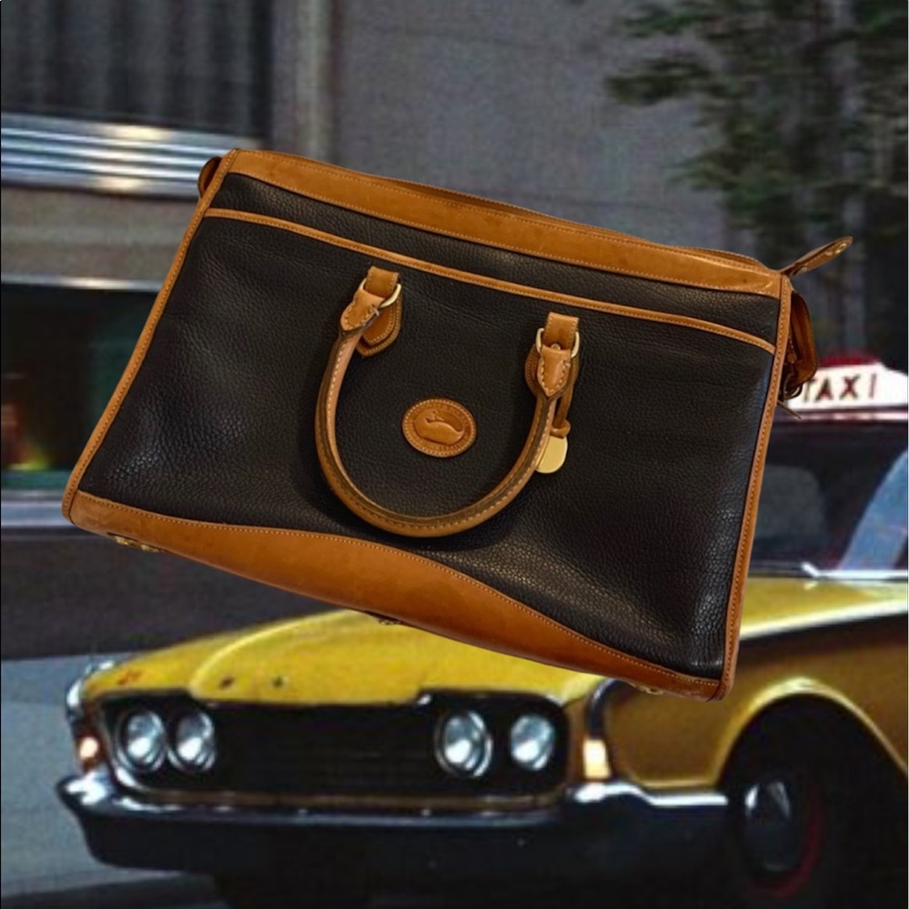 vintage dooney & bourke satchel/briefcase